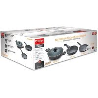 Omega Deluxe Granite 3 Pc Non Stick Gift Set