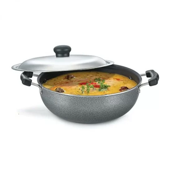 Prestige Round Base Kadahi With Lid Prestige Round Base Kadahi With Lid